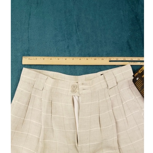 Giorgio Sant'Angelo Womens Dress Pants Size 12 Linen Blend Ladies Career NWT - Picture 2 of 5